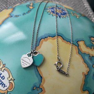 Tiffany & Co. Mini Double Heart Necklace